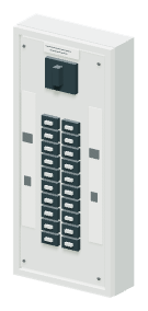 Product equipment artwork: a grey electrical breaker panel.